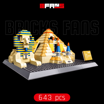 Couverture Bricks Fans - Grand Sphinx de Gizeh (643 pièces)