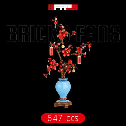 Portada Bricks Fans - Flor De Ameixa Em Vaso (547 piezas)