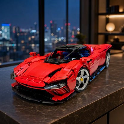 Red Sports Car Daytona — scena generata 2 [daytona_city_loft.png]
