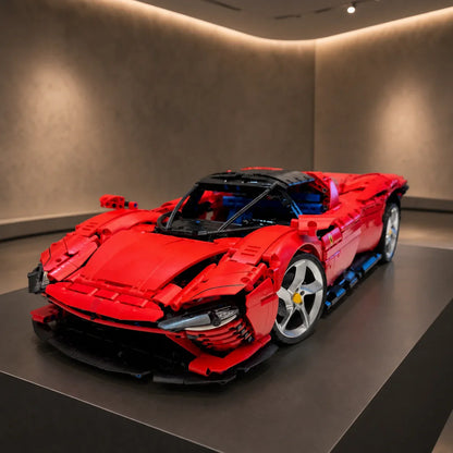 Red Sports Car Daytona — scena generata 8 [daytona_gallery_showroom.png]
