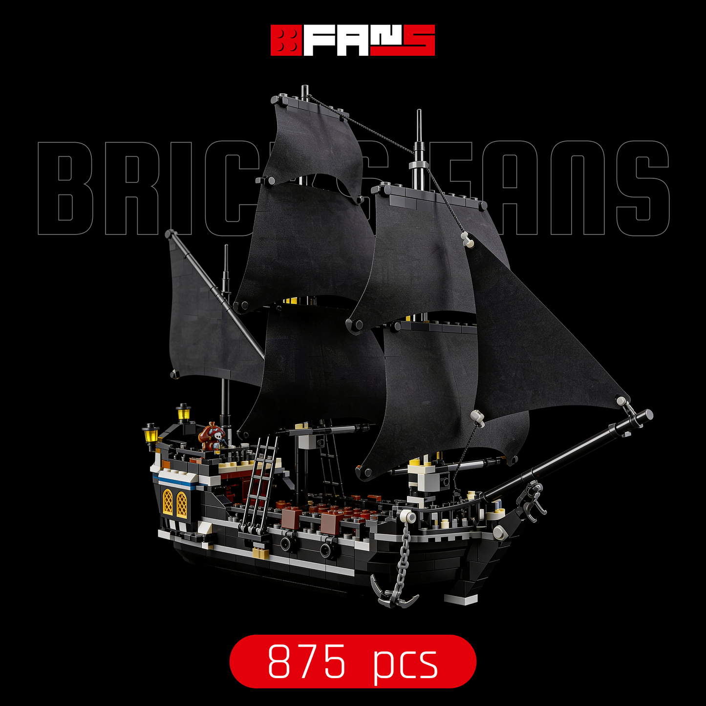 Statek piracki Black Pearl (875 szt.)