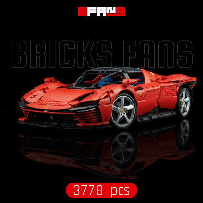 Auto sportiva rossa Daytona (3778 pezzi)