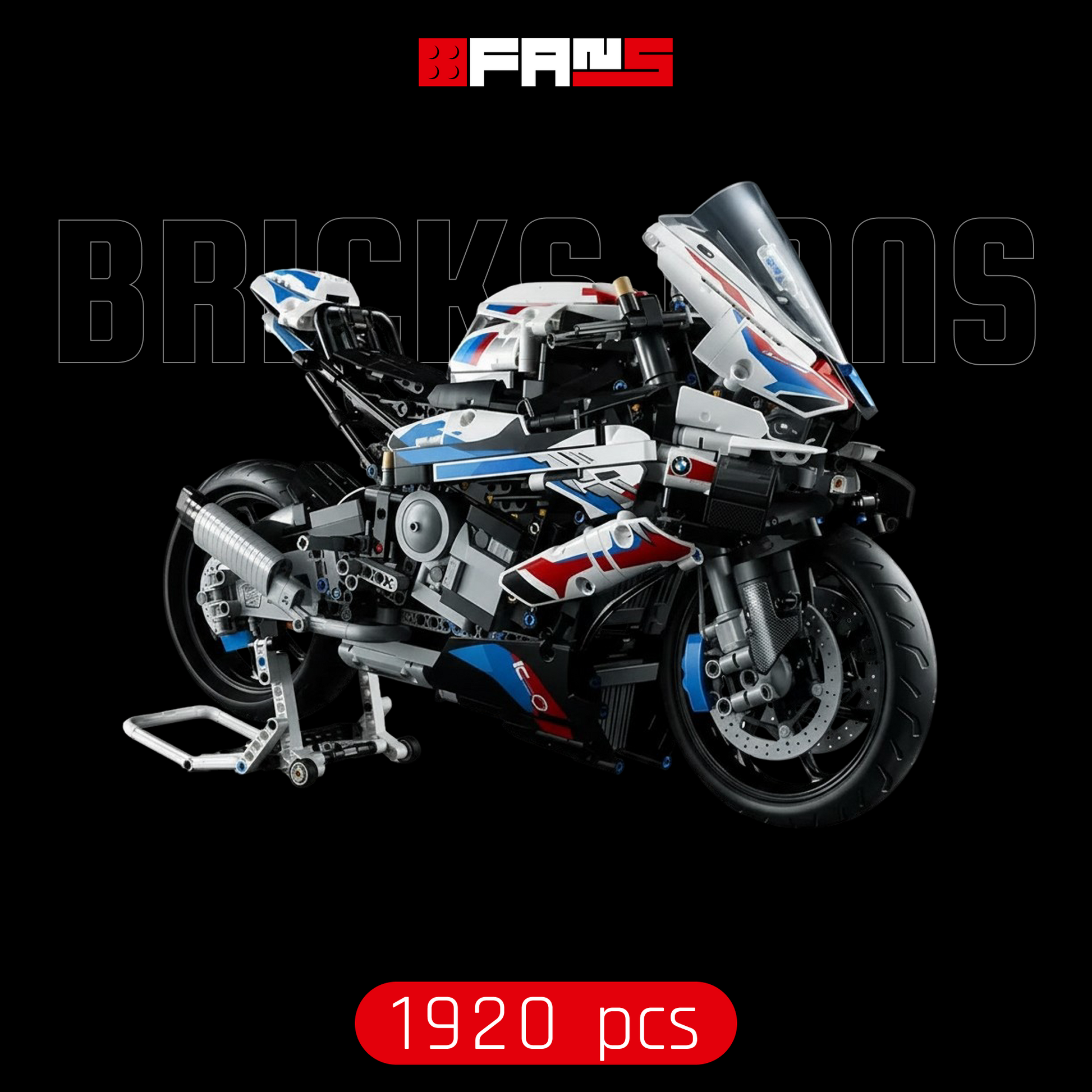 Blaues Superbike M1000 (1920 Stück)