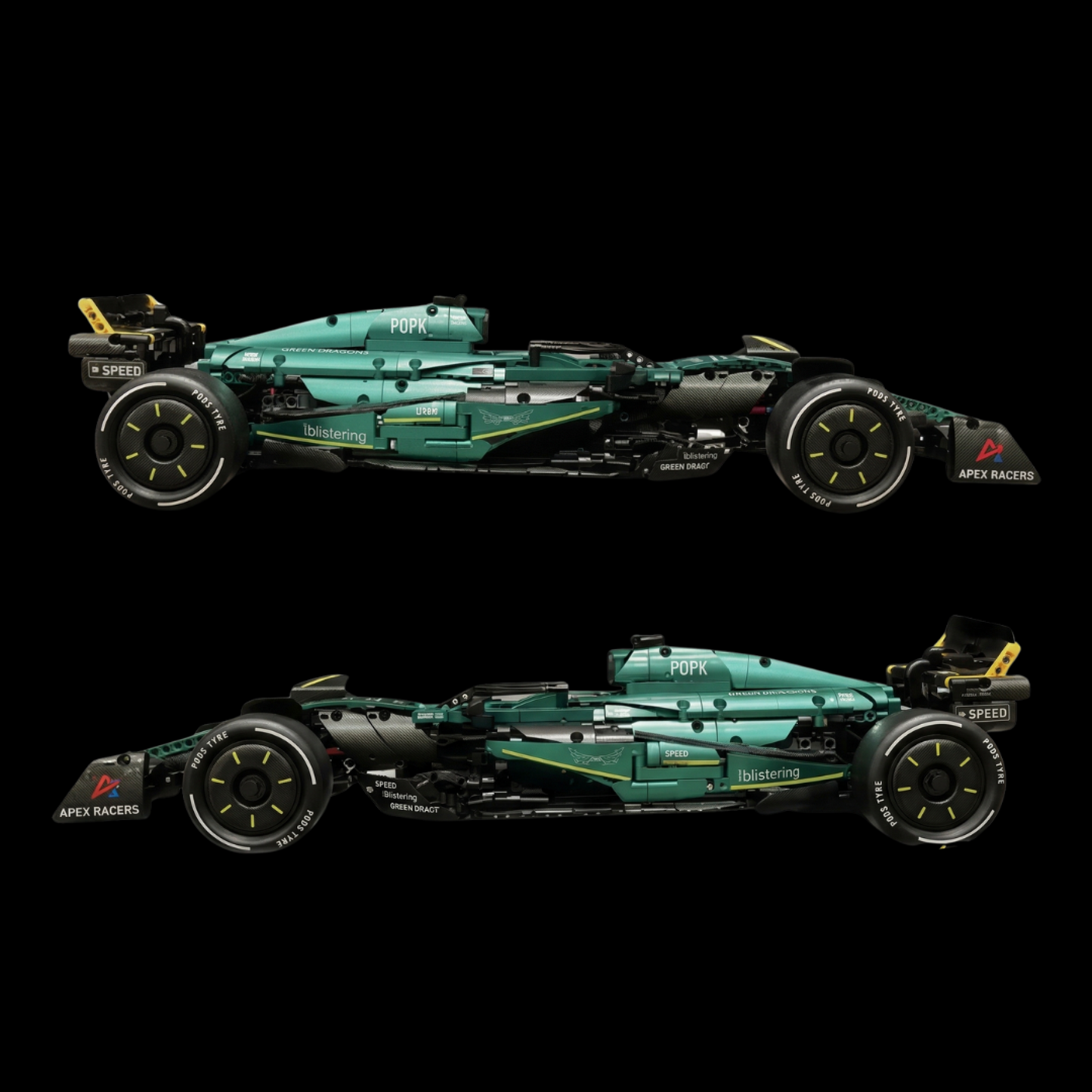 Mașină verde de Formula 1 - Media 3