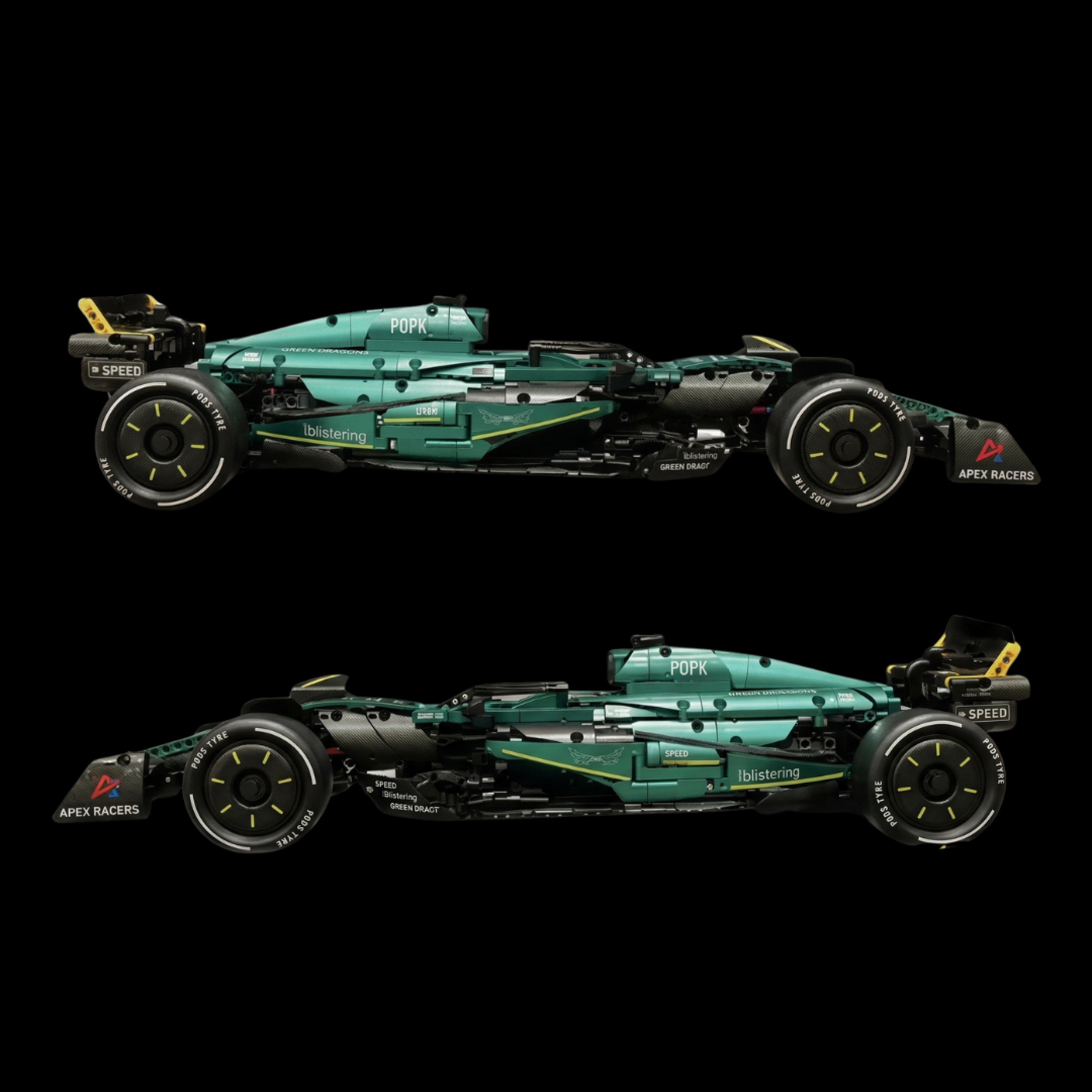 Mașină verde de Formula 1 - Media 3