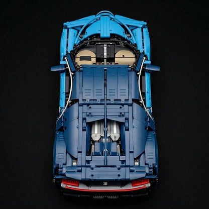 Auto sportiva blu Chiron - Immagine 3