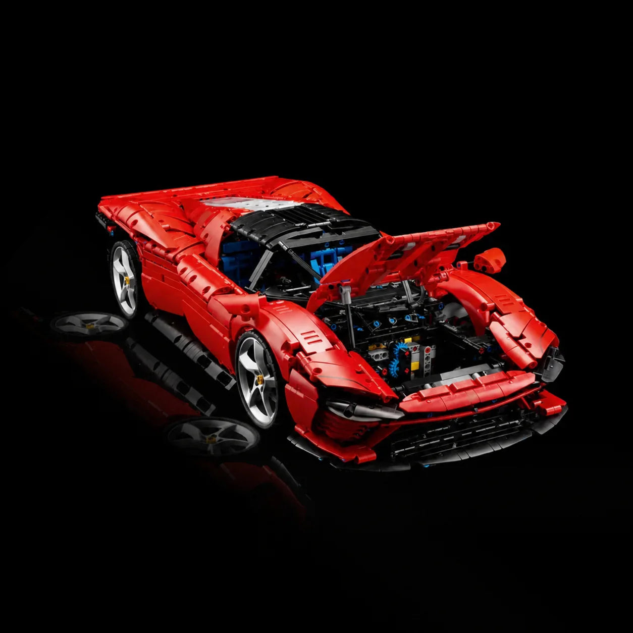 Red Sports Car Daytona (3778 pezzi) — gallery image igienizzata 04