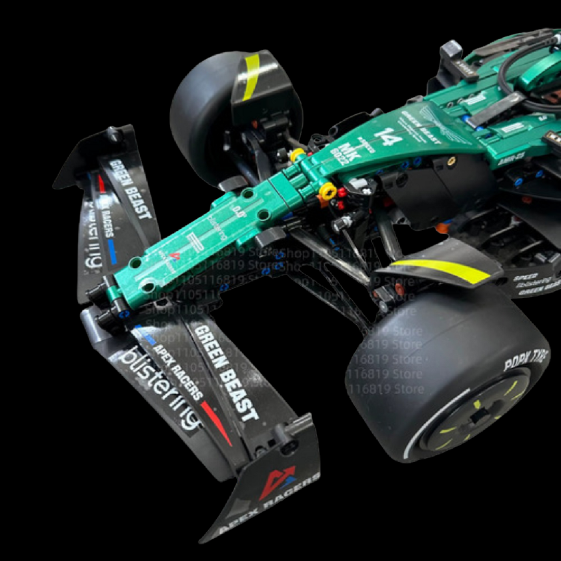 Mașină verde de Formula 1 - Media 5