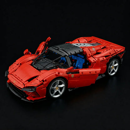 Red Sports Car Daytona (3778 pezzi) — gallery image igienizzata 06