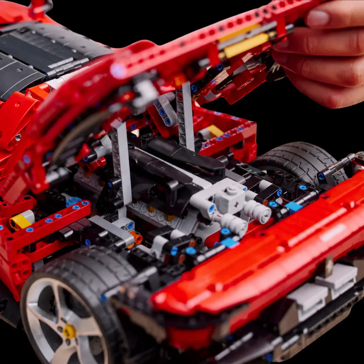 Red Sports Car Daytona (3778 pezzi) — gallery image igienizzata 09