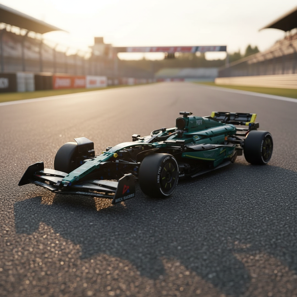 Mașină verde de Formula 1 - Media 9