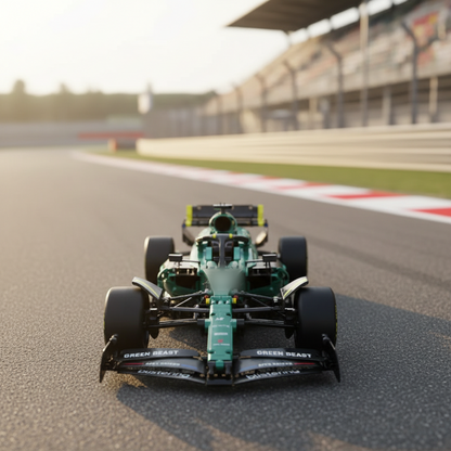 Mașină verde de Formula 1 - Media 10