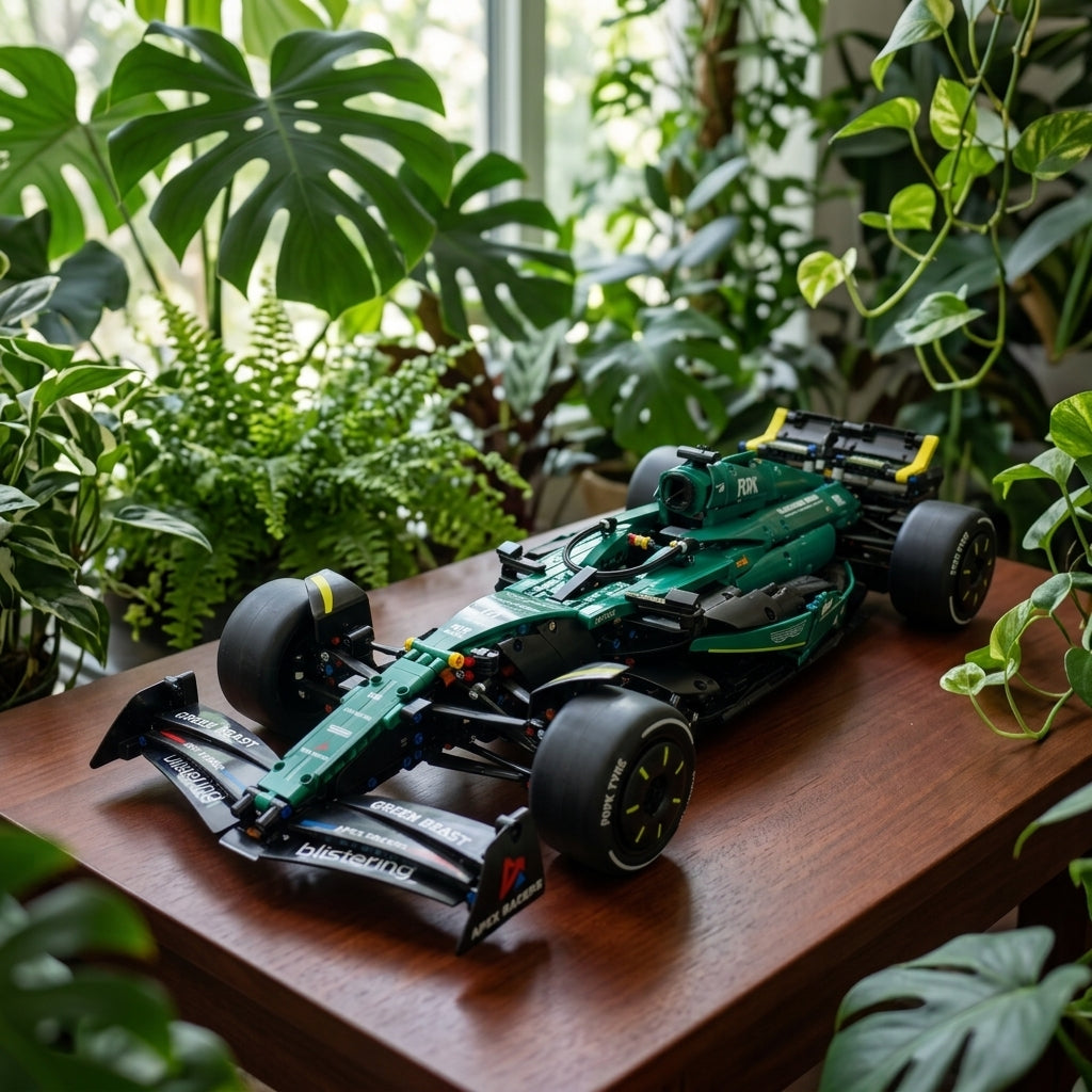 Mașină verde de Formula 1 - Media 13