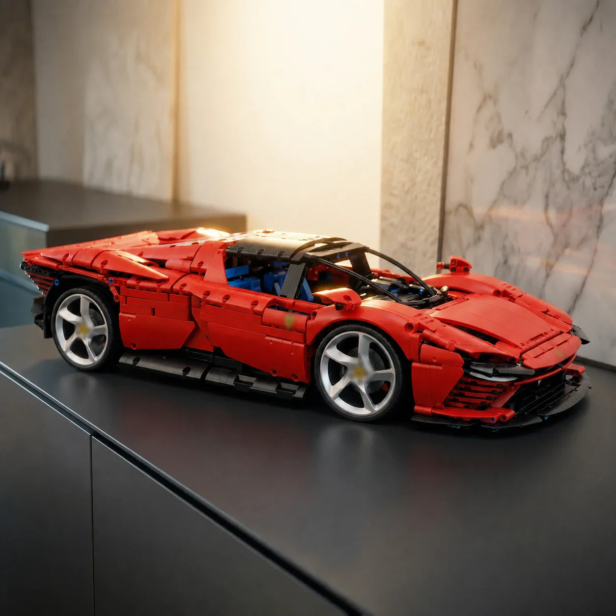 Red Sports Car Daytona (3778 pezzi) — gallery image igienizzata 14