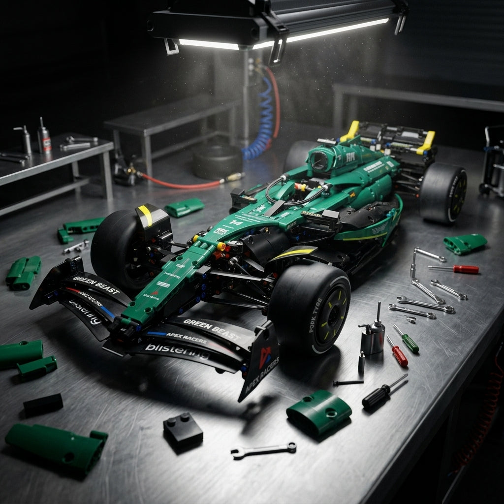 Mașină verde de Formula 1 - Media 15