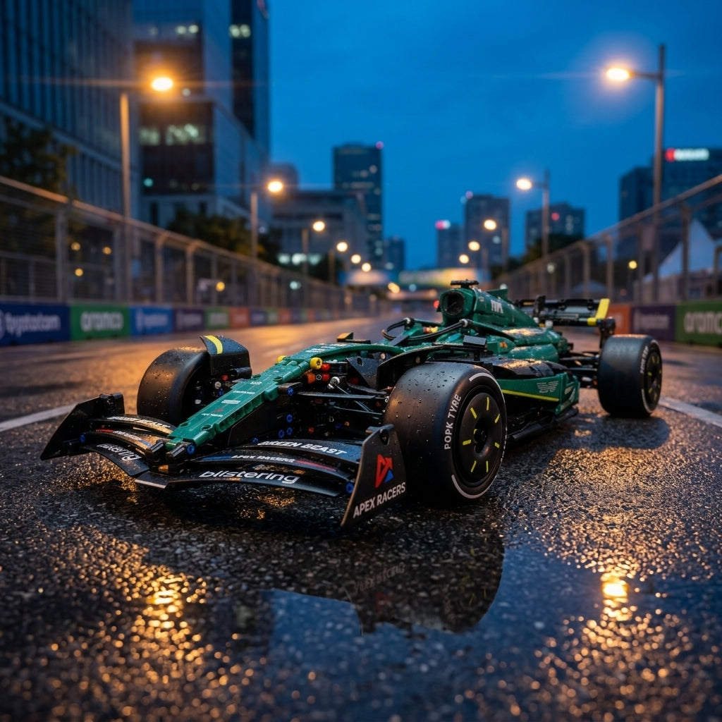 Mașină verde de Formula 1 - Media 18