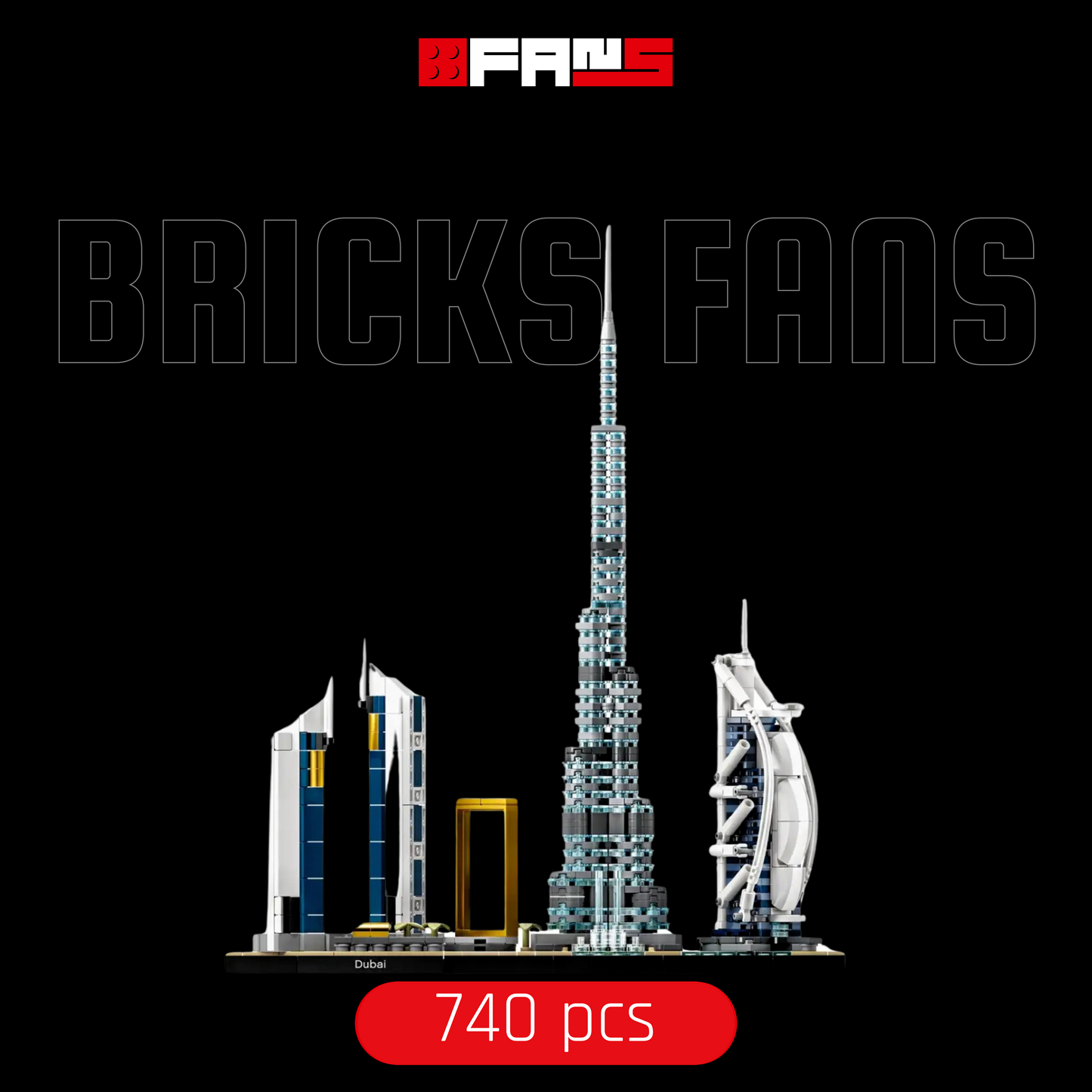 Paris City Skyline (649 pcs) - Bricks Fans official cover