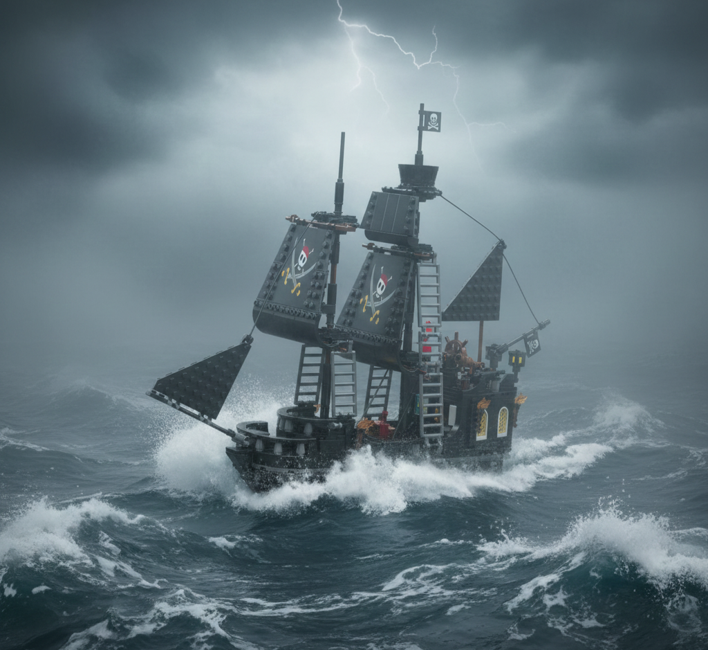 Black Pearl Pirate Ship (932 pcs)