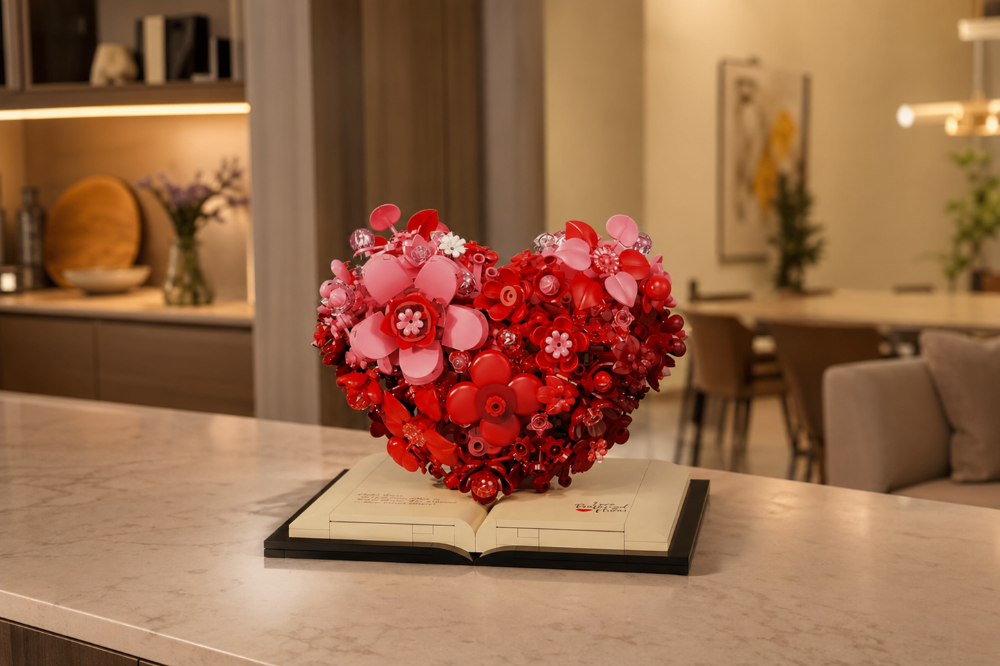 Escultura de flor romántica (768 micro-piezas) - Imagen 27