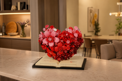 Escultura de flor romántica (768 micro-piezas) - Imagen 27