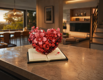 Escultura de flor romántica (768 micro-piezas) - Imagen 21