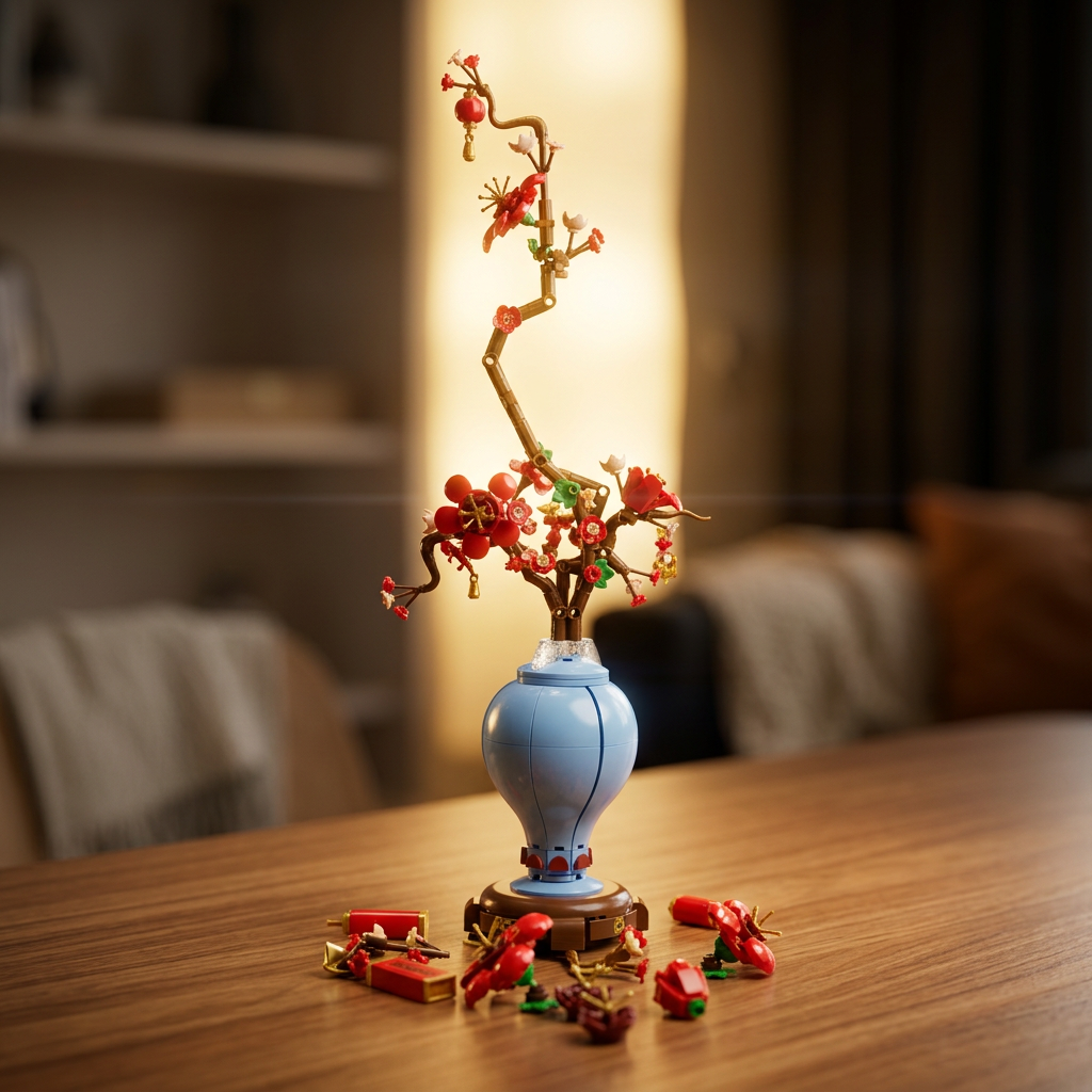 Potted Plum Blossom (547 Pcs)