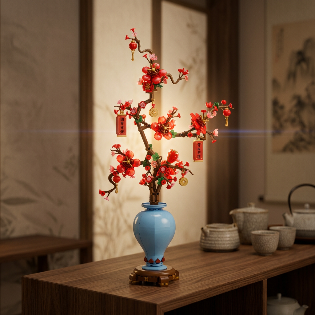 Potted Plum Blossom (547 Pcs)