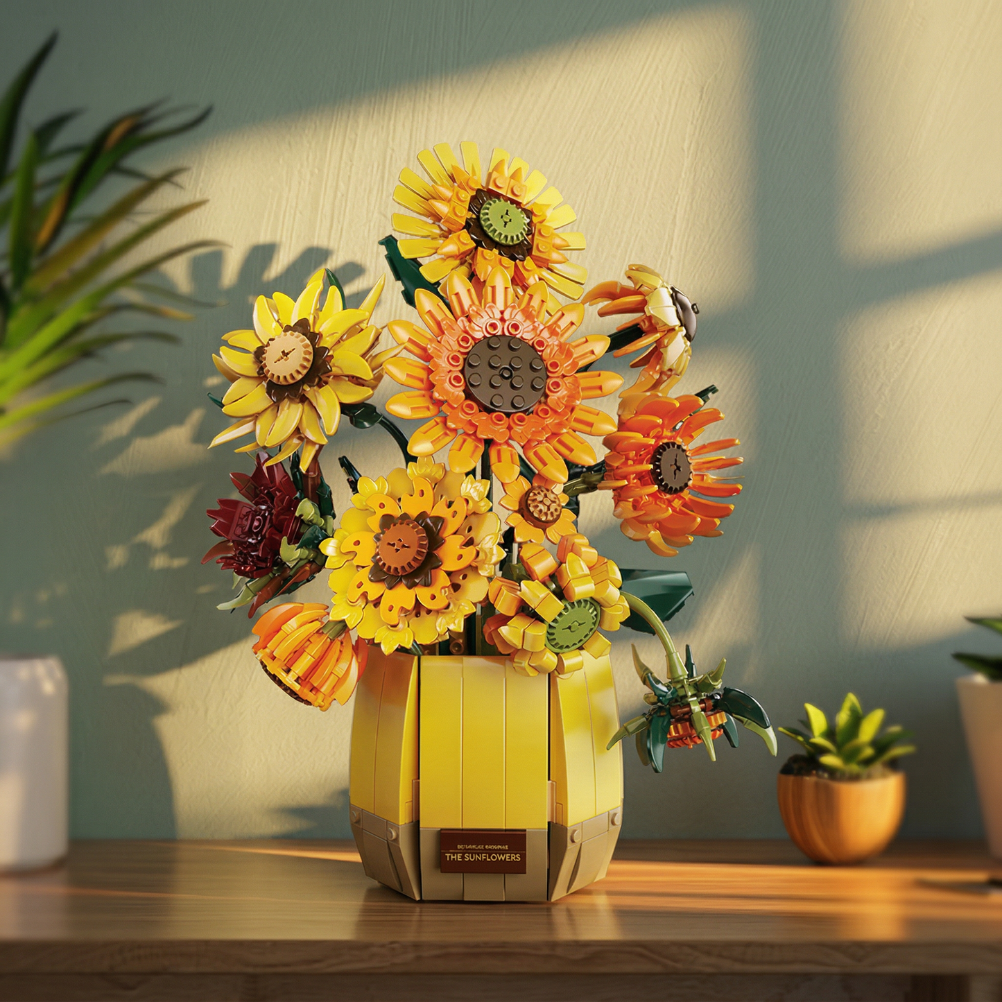 2-in-1 Sunflower Bouquet (1328 Pcs)