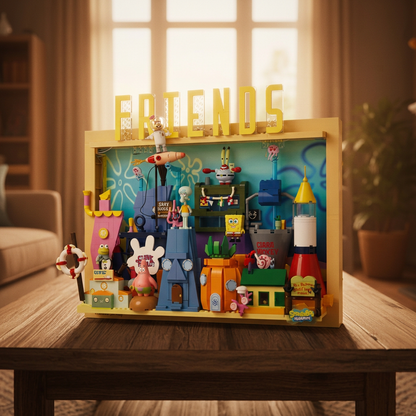 Bikini Bottom 3D Art Frame (1126 Pcs)