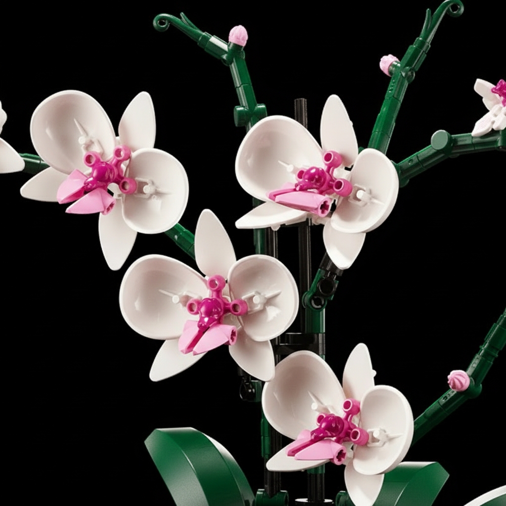 Potted Orchid Bouquet (608 Pcs)