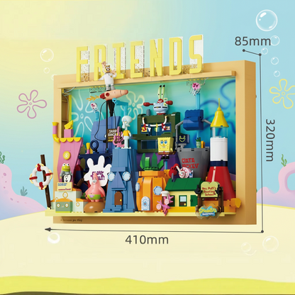 Bikini Bottom 3D Art Frame (1126 Pcs)