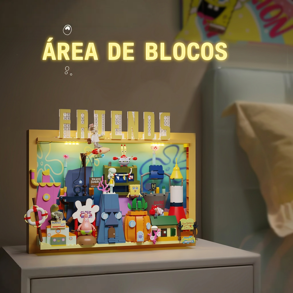 Bikini Bottom 3D Art Frame (1126 Pcs)