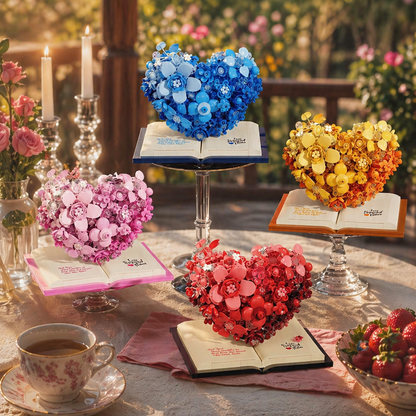 Escultura de flor romántica (768 micro-piezas) - Imagen 18
