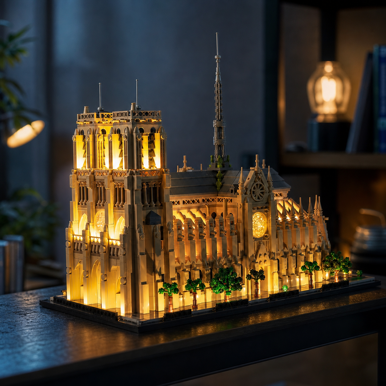 Gothic Cathedral Model, collector view