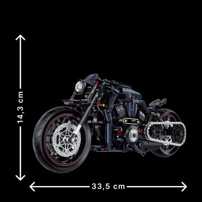 Harley Davidson Black Rod (562 peças) - Brics Craft