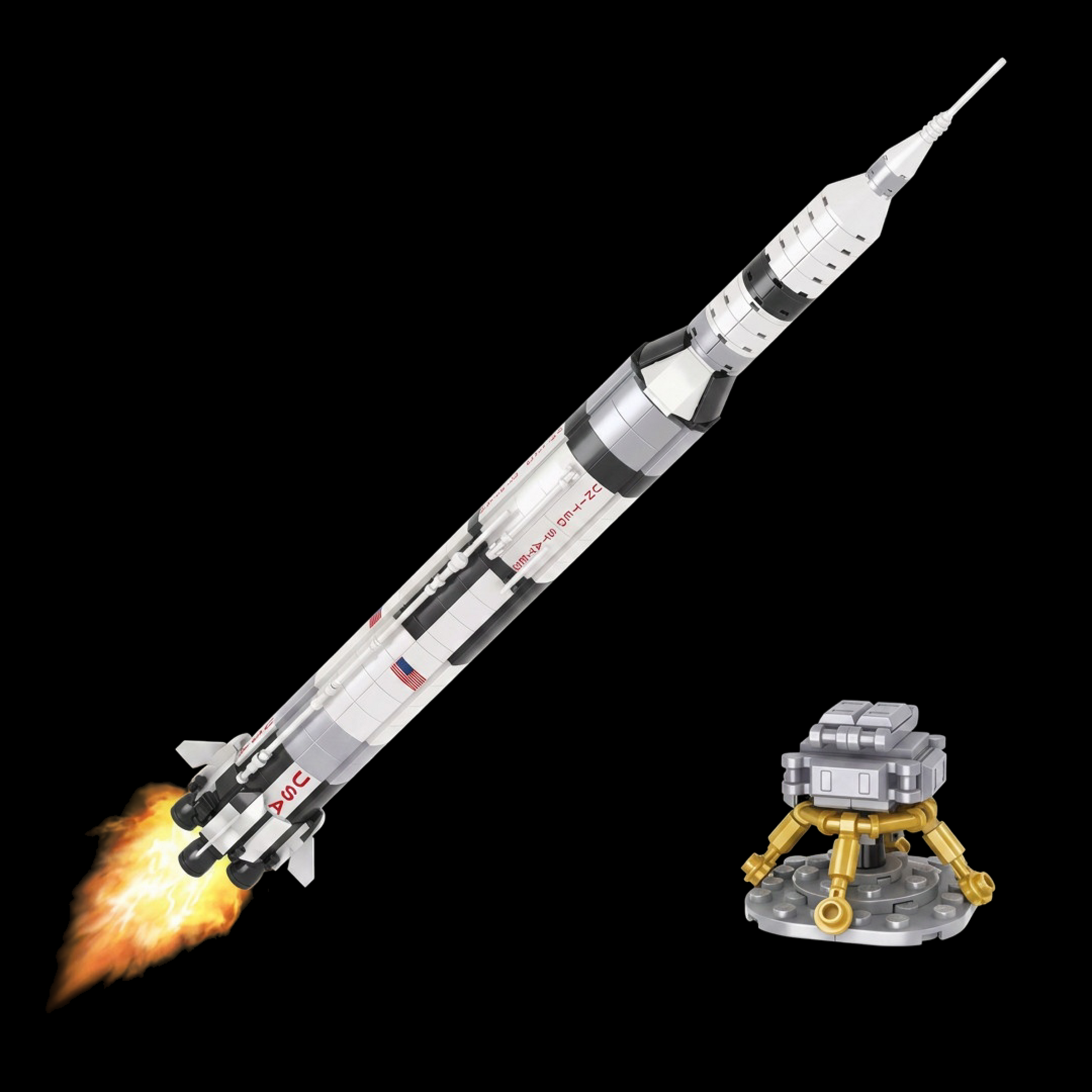 NASA Apollo Saturn V (602 Teile) – Galeriebild 2