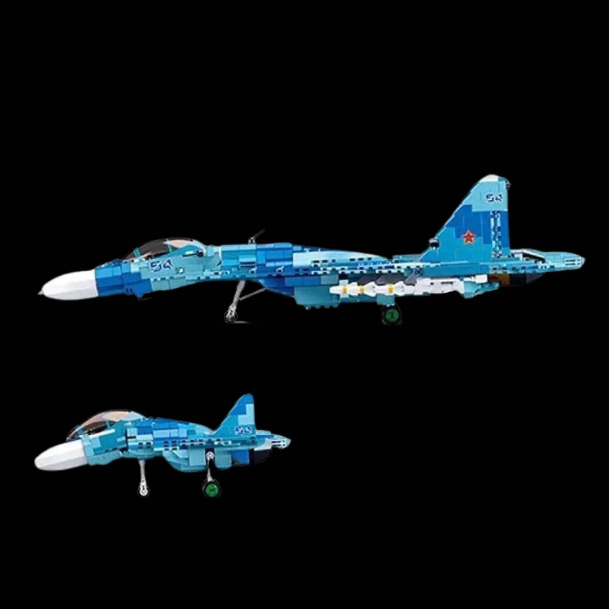 SU-27 Kampfjet – 2-in-1 (1040 Teile) – Galeriebild 2