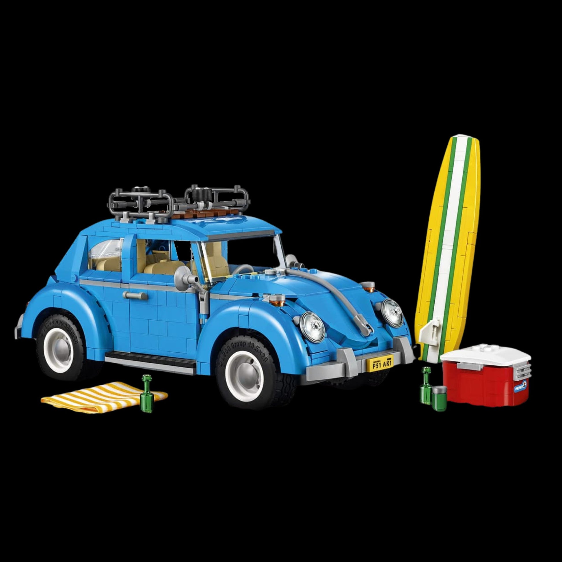 Blue Surf Beetle (1193 Pcs) - source image 2