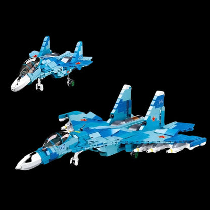 SU-27 Kampfjet – 2-in-1 (1040 Teile) – Galeriebild 3