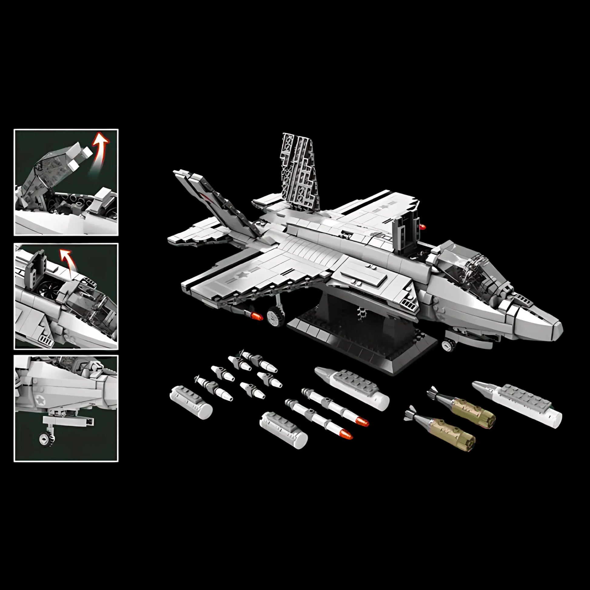 Avion de chasse F-35 (1600 pièces) - image de la galerie 3