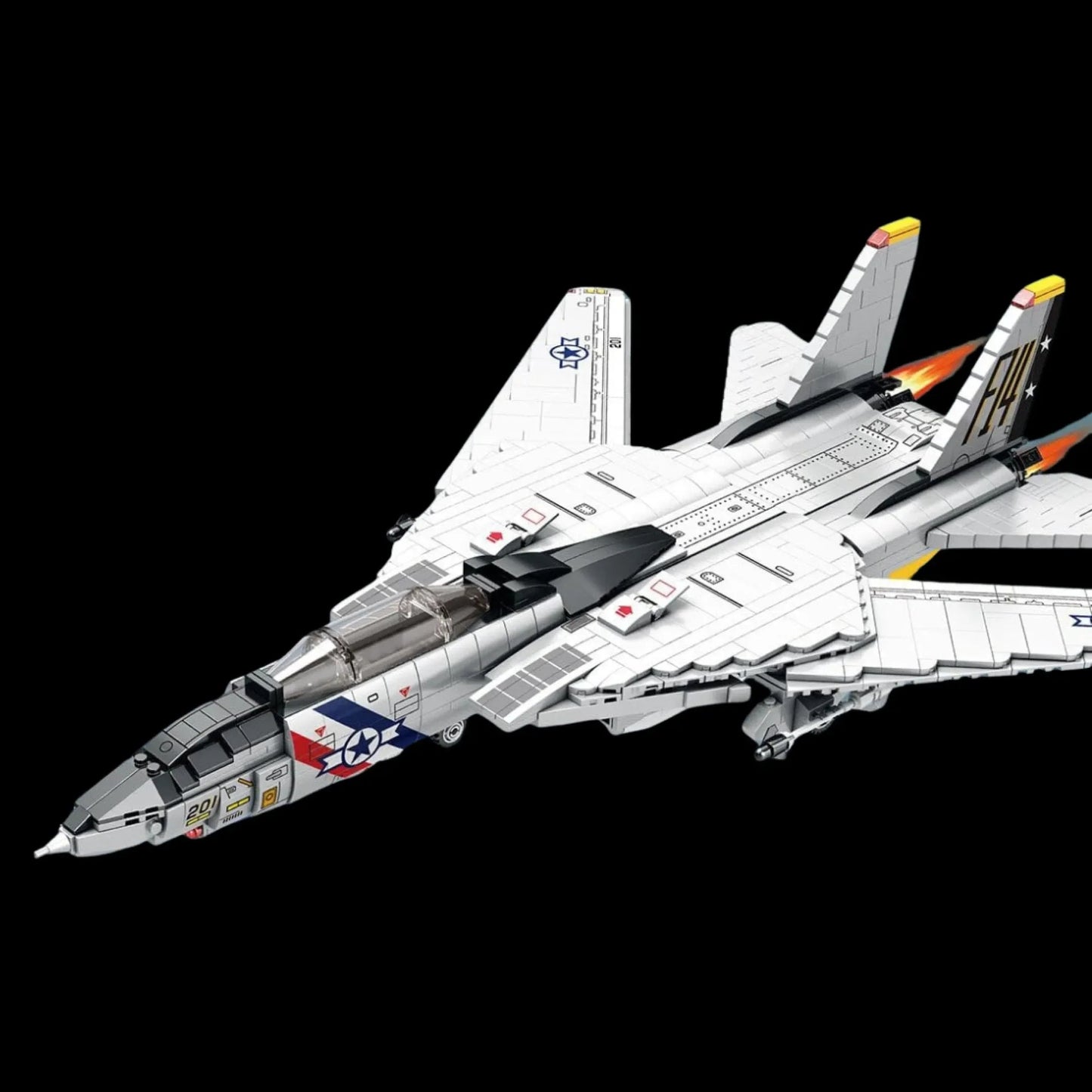 F-14-Kampfflugzeug (1600 Teile) – Galeriebild 3
