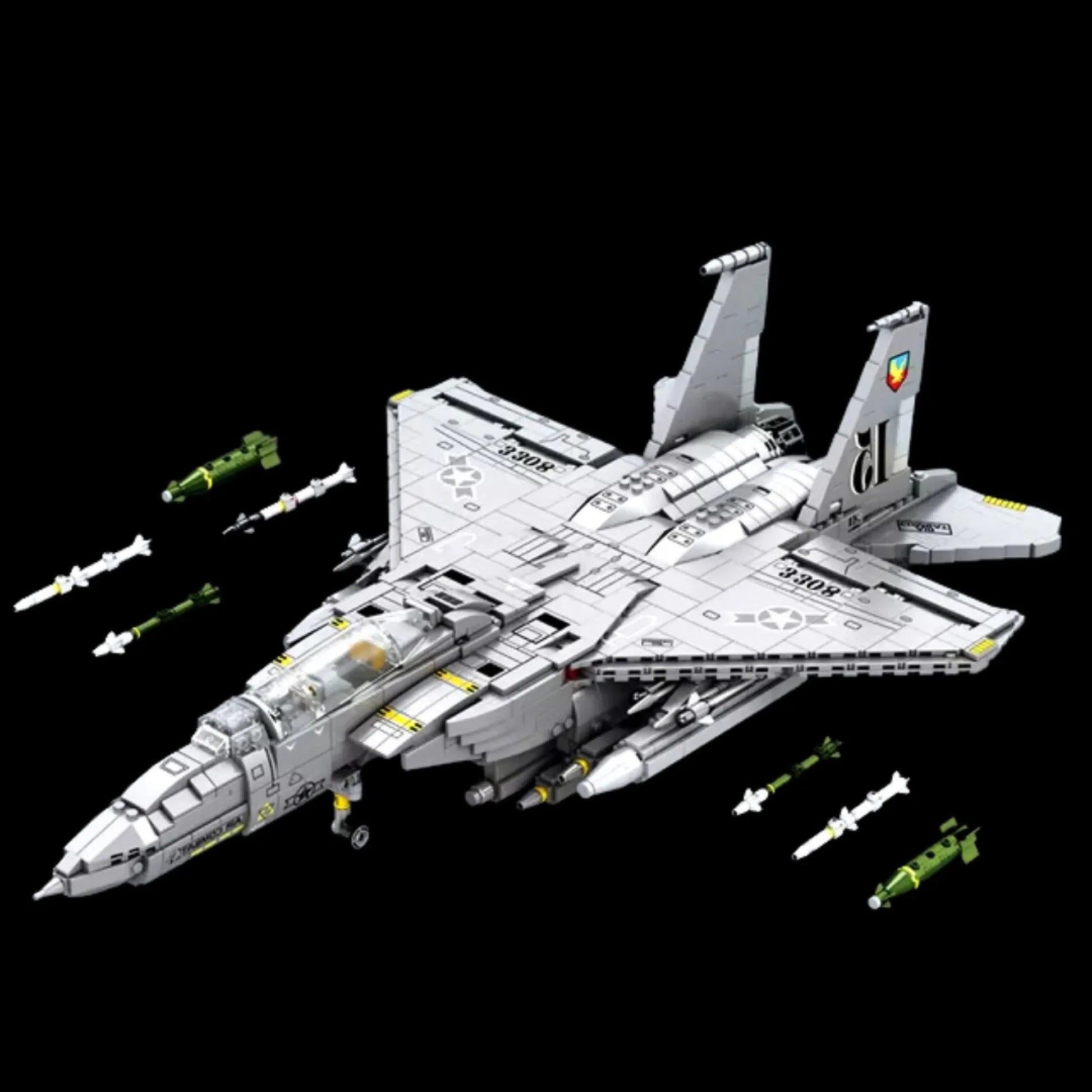 Avion de chasse F-15E (2216 pièces) - image de la galerie 3