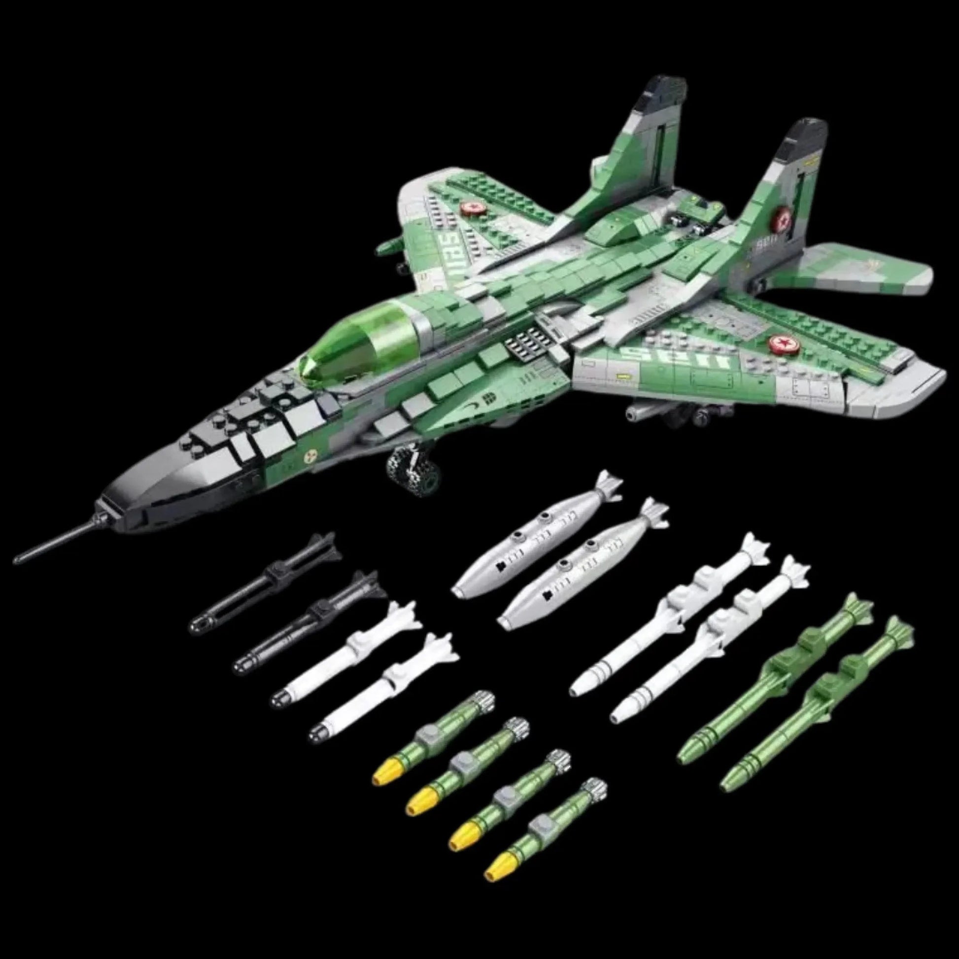 MIG-29-Kampfflugzeug (1837 Teile) – Galeriebild 3