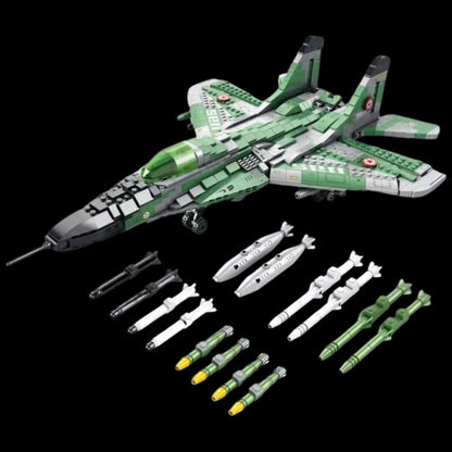 MIG-29-Kampfflugzeug (1837 Teile) – Galeriebild 3