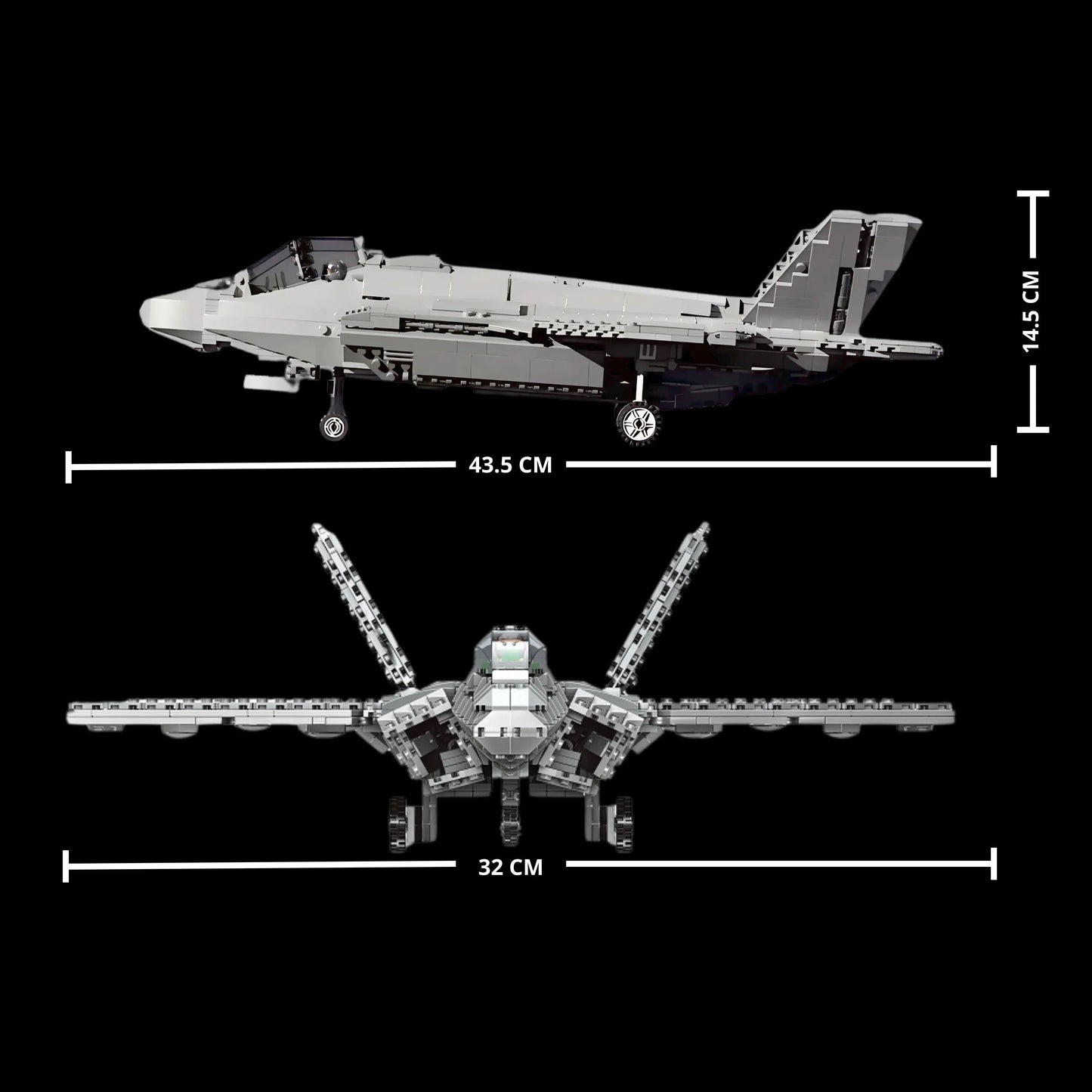 Avion de chasse F-35 (1600 pièces) - image de la galerie 4