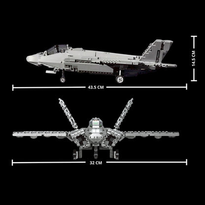 Avion de chasse F-35 (1600 pièces) - image de la galerie 4