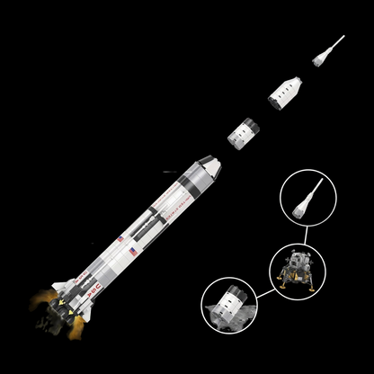 NASA Apollo Saturn V (602 Teile) – Galeriebild 4