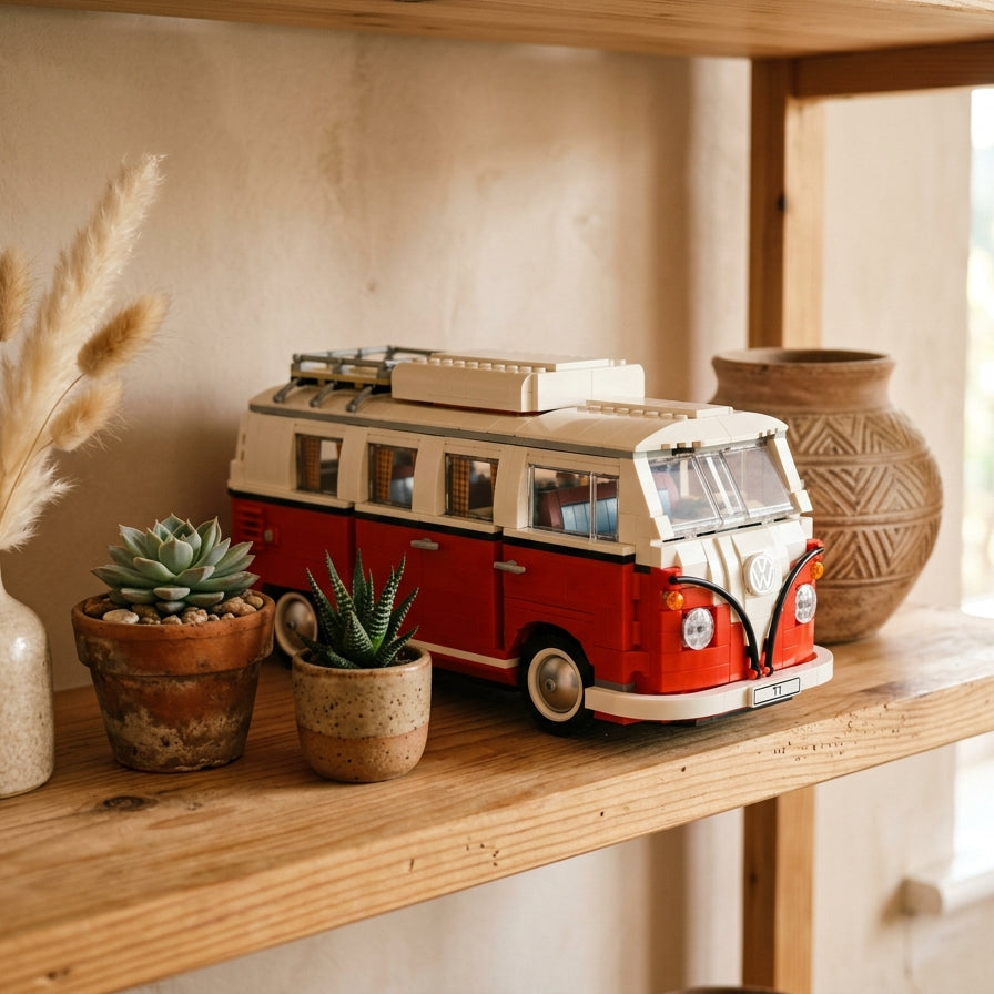 Combi T1 Volkswagen (1334 peças) em Estante Boho Chic