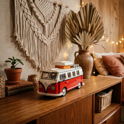 Combi T1 Volkswagen (1334 peças) em Credenza de Quarto