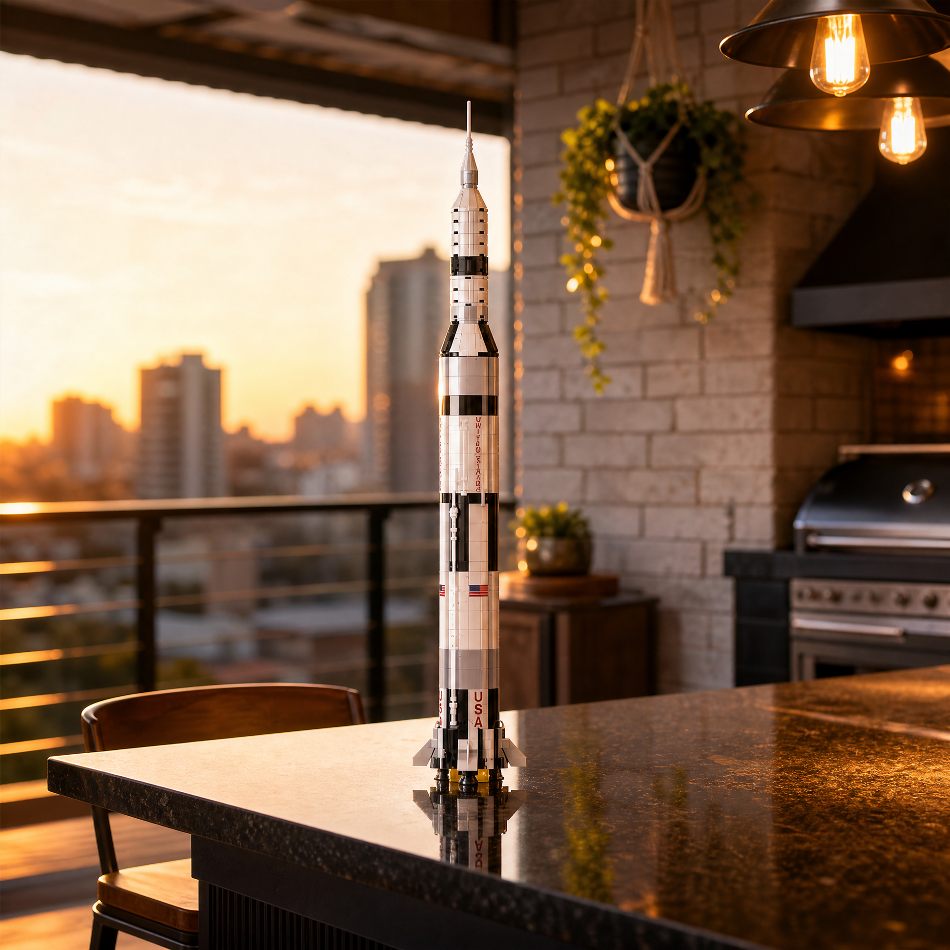 NASA Apollo Saturn V (602 Teile) – Galeriebild 12